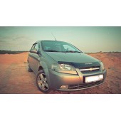 Дефлектор капота для Chevrolet Aveo 2003-2006 (седан) з 2003-2008 (хэтчбек)