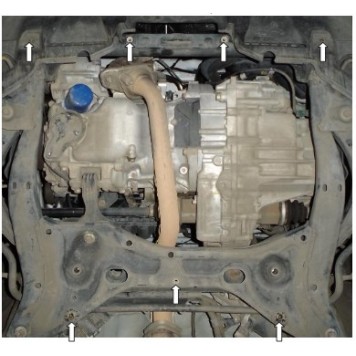 Захист двигуна Honda Civic IX 4D седан 2012-2017-2