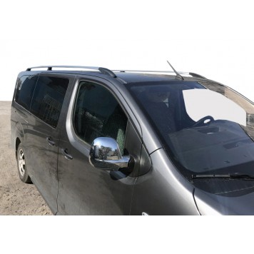 Рейлинги на крышу Toyota Proace 2017 XS база, металлическая ножка хром