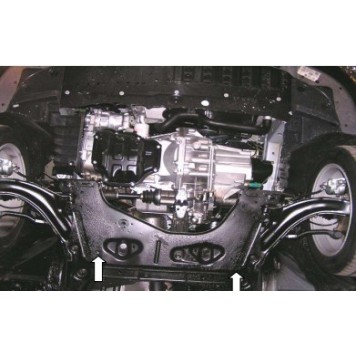 Защита двигателя Nissan Note 2005-2013 1-2