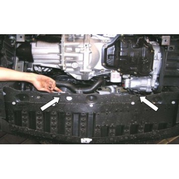 Защита двигателя Nissan Note 2005-2013 1-1