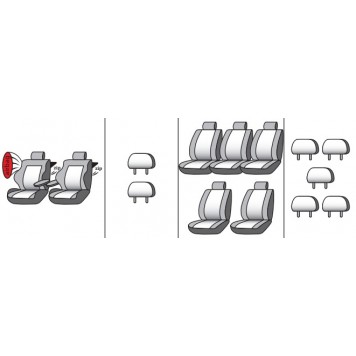 Чохли на сидіння Volkswagen Sharan 2004-2010-9