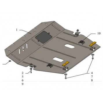 Захист двигуна Nissan Sentra 2014-2016