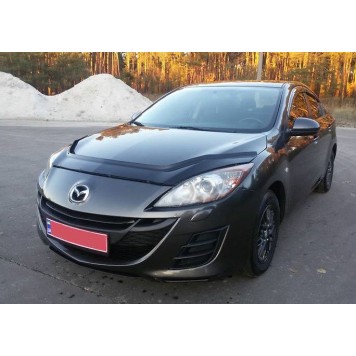 Дефлектор капота Mazda 3 2009-2013