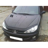 Дефлектор капота для Peugeot 206 1998- Дефлектор капота для Peugeot 206 1998-