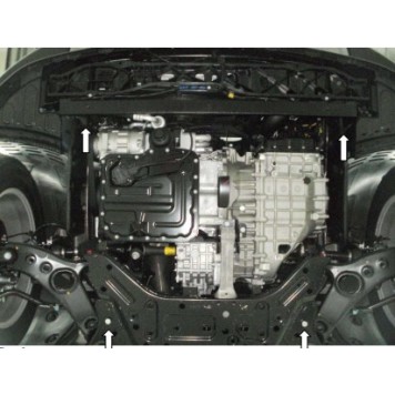 Захист двигуна Hyundai Santa Fe/Grand Santa Fe 2012-2018 2-2