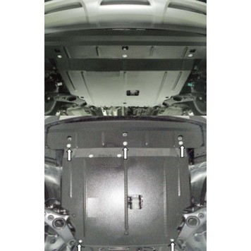 Захист двигуна Hyundai Santa Fe/Grand Santa Fe 2012-2018 2-1