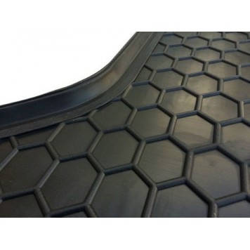 Автомобільний килимок в багажник Kia Rio 2017- Hatchback (рос. Збірка)