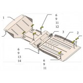 Захист двигуна GMC Canyon 2004-2014