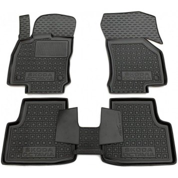 Автомобільні килимки в салон для Skoda Octavia A8 (2020>)