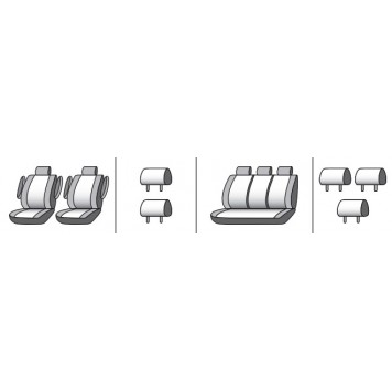 Чохли на сидіння Volkswagen T4 1990-2003-9