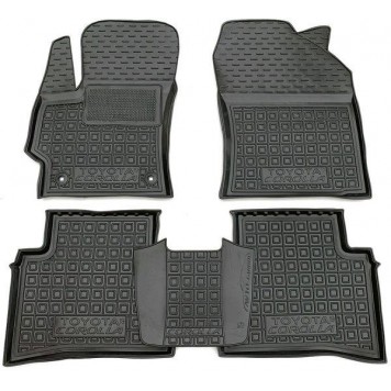 Автомобільні килимки в салон для Toyota Corolla (2019>) (hybrid / ДВС)