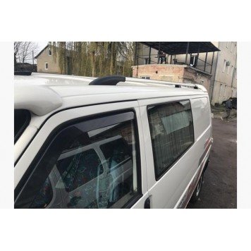 Рейлинги на крышу Volkswagen T4 Caravelle/Multivan DORA металические крепления-2