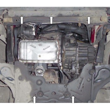 Захист двигуна Opel Vivaro 2001-2014 3-2