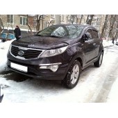 Дефлектор капота для Kia Sportage 2010-2016 довгий