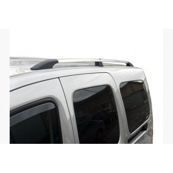 Рейлинги на крышу Renault Kangoo 2008-2019 макси база, пластиковые ножки 