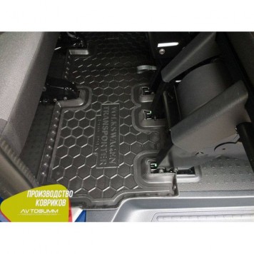 Автомобільні килимки в салон для Volkswagen T 5 (2010>) Caravelle TOP (3-й ряд) (з пічкою)-2