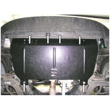 Защита двигателя Fiat 500 2007--1