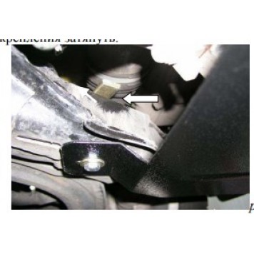 Защита двигателя Fiat 500 2007--2