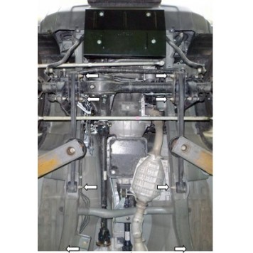 Защита двигателя Suzuki Jimny JB 2012-2018 1-2