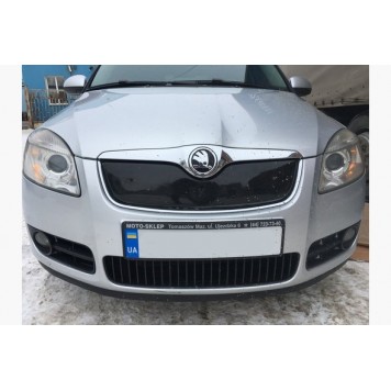 Зимова накладка для Skoda Fabia 2007-2009 (верх) 