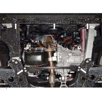 Захист двигуна Fiat 500 L 2013--2