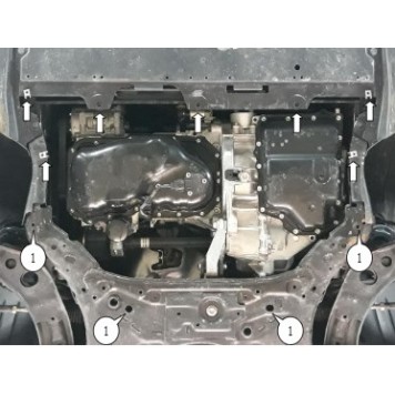 Защита двигателя Mazda 3 BP 2019--2