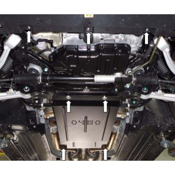 Захист двигуна Hyundai Equus 2013--2