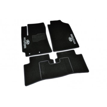 Текстильні килимки в салон для Hyundai Accent (2017) (Solaris)