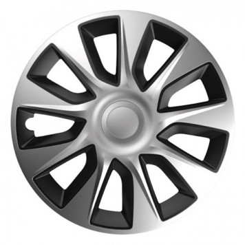 Ковпаки на колеса Elegant Stratos Silver Black R15