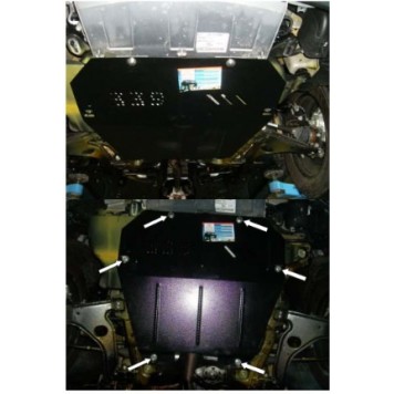 Защита двигателя Opel Zafira B 2006-2010-1