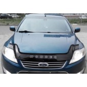 Дефлектор капота для Ford Mondeo IV 2006- 2010 / довгий