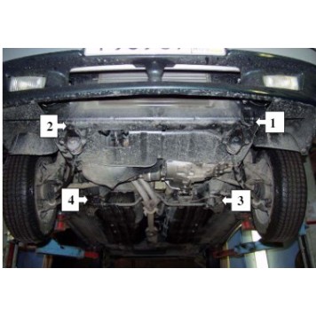 Захист двигуна ВАЗ 2113 2004-2013-2