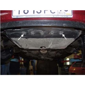 Захист двигуна Peugeot 206 1998--2