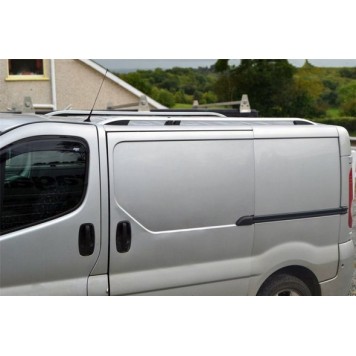 Рейлинги на крышу Renault Trafic 2001-2015 Skyport ) длинная база