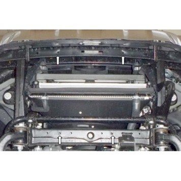 Защита радиатора Ford Ranger 2011-2018 1-2