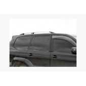 Рейлінги для Toyota Land Cruiser Prado 120 Металеві ніжки хром