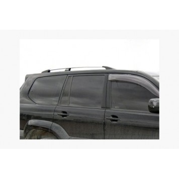 Рейлинги на крышу Toyota Land Cruiser Prado 120 металлические ножки хром