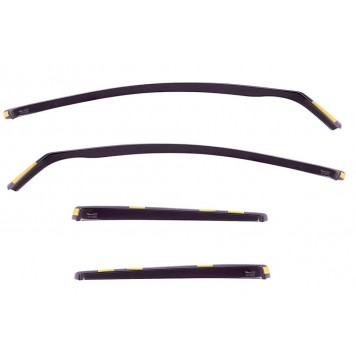 Дефлекторы окон Skoda Superb II 2008-2015 Sedan