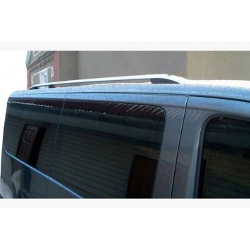 Рейлинги на крышу Peugeot Expert 2007-2017 Skyport длинная база хром