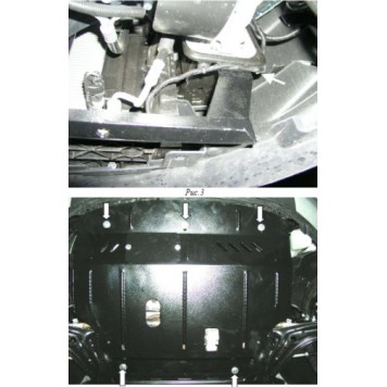 Защита двигателя Ford B-Max 2013--1