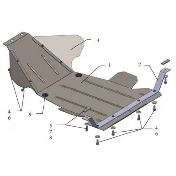 Захист двигуна ВАЗ Нива - 2121 2010-