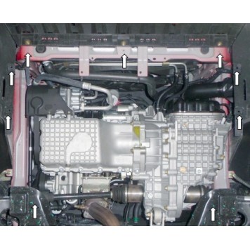 Защита двигателя Chery Arrizo 7 2013--3