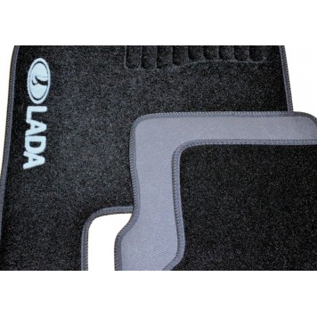 Текстильні килимки в салон для ВАЗ Priora (2007)211021112112 (1996)-7