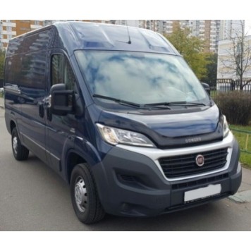 Дефлектор капота Fiat Ducato 2014- /с заходом на фары
