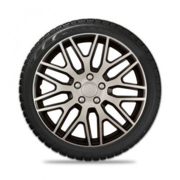Ковпаки на колеса Elegant Dakar Silver Black R13