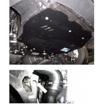 Захист двигуна Volkswagen Caddy 2010-2019-1