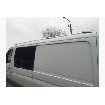 Рейлинги на крышу Volkswagen Crafter 2006-2017 DD 340 см, чугунная ножка 