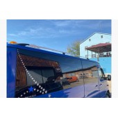 Рейлинги на крышу Opel Movano 2004-2010 DD черные  Рейлинги на крышу Opel Movano 2004-2010 DD черные