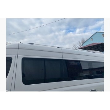Рейлинги на крышу Iveco Daily 2014-  хром 340 см-2